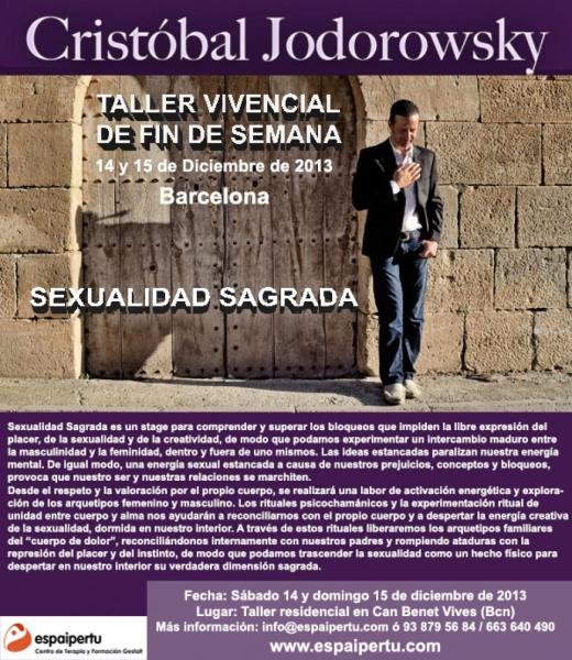 taller residencial Jodorowsky sexualidad sagrada