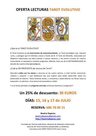OFERTA TAROT 2015